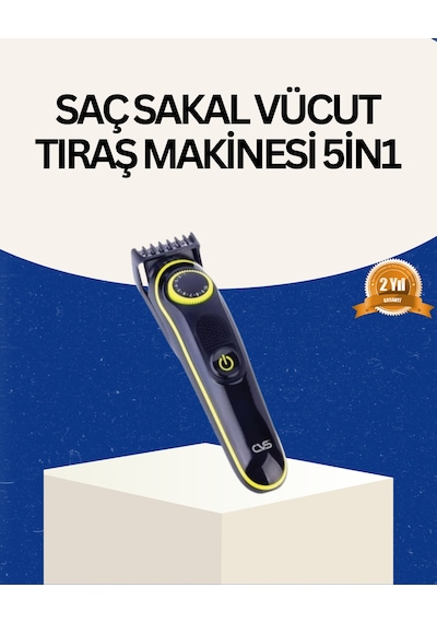 Şarjlı Sessiz Çalışan Saç Ve Sakal Şekillendirici Profesyonel Erkek Tıraş Makinesi - Lisinya