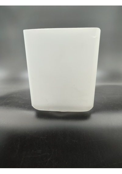 Kare Avize Camı.beyaz H:12.00cm-kenarlar:9.00cm,9.00cm E.14 Mat - Süt Beyaz