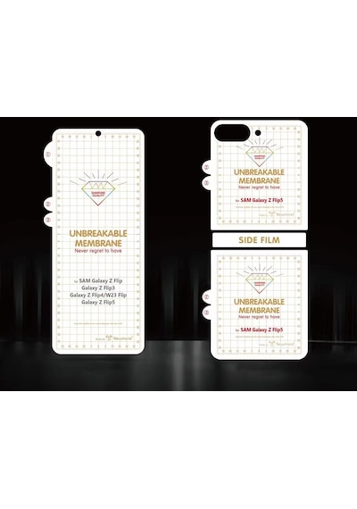 Samsung Galaxy Uyumlu Z Flip 5 Narr Tpu Çiftli Body Ekran Koruyucu