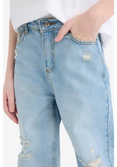 DeFacto Erkek Çocuk Wide Leg Geniş Paça Jean Pantolon D6844A825SMNM28