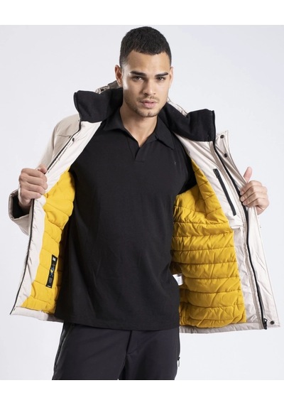 Exuma H Ski Jacket M Erkek Gri Mont 2011054-05 Siyah