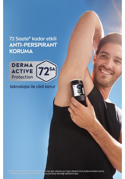 Men Erkek Stick Deodorant Black&white Invisible Fresh 50 Ml, 72 Saat Anti Perspirant,leke Karşıtı
