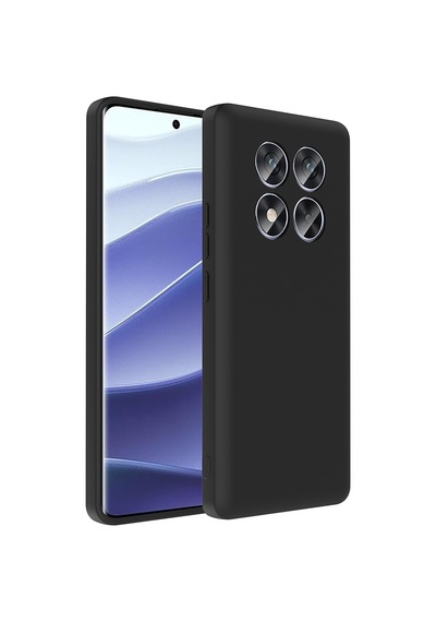 Xiaomi Redmi Note 14 Pro 4g Kılıf Kamera Korumalı Kartlık Hazneli Zore Vitra Kapak Siyah