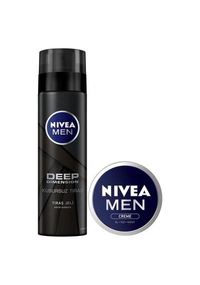 Nivea Men Deep Tıraş Jeli 200 ML + Men Crème 30 ML
