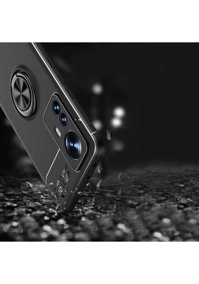 Xiaomi Mi 12 Pro Kilif Yüzüklü Magnetli Ravel Case Kapak 560951085