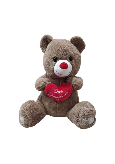 Uçar Oyuncak Pk 25 45 Cm Camel Kalpli Ayı Ucr-004 Çok Renkli