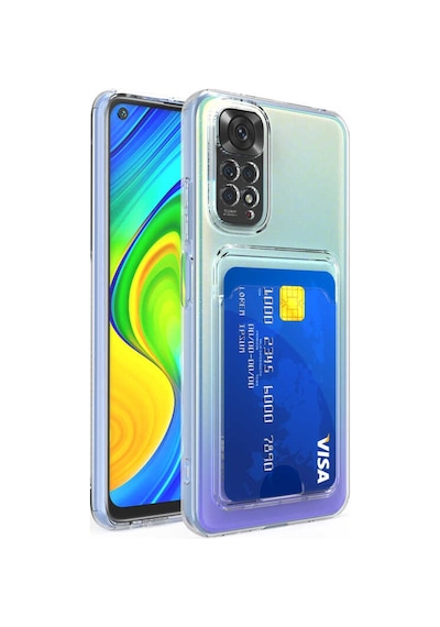 Ardemix Redmi Note 11 Pro 5g Kılıf Kartlıklı Şeffaf Setra Clear Silikon Kapak - Renk Renksiz