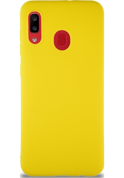 Samsung Galaxy A30 Kilif Soft Premier Renkli Silikon Kapak 490227842