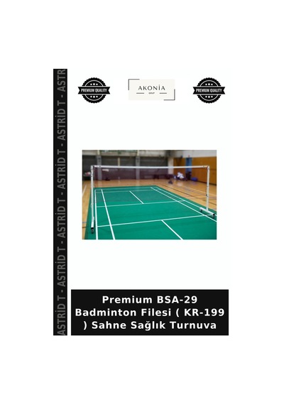 Premium Bsa-29 Badminton Filesi Kr-199 Sahne Sağlık Turnuva