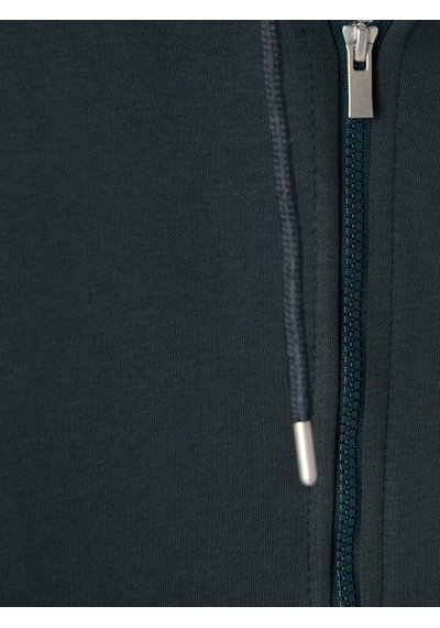 Lcwaıkıkı Classic Petrol Kapüşonlu Erkek Fermuarlı Sweatshirt