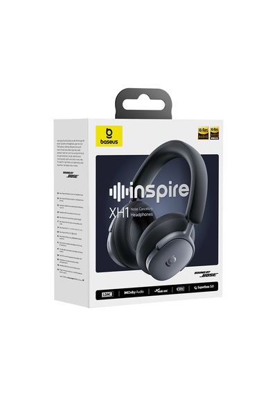 Baseus Inspire Sound By Bose XH1 Bluetooth 6.0 Kulak Üstü Kulaklık