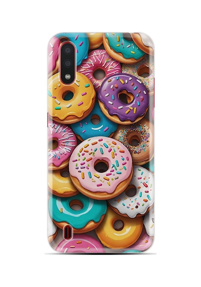 Samsung Samsung Galaxy Uyumlu A01 Kılıf Boutique Baskılı Resimli Donut Pcode -031