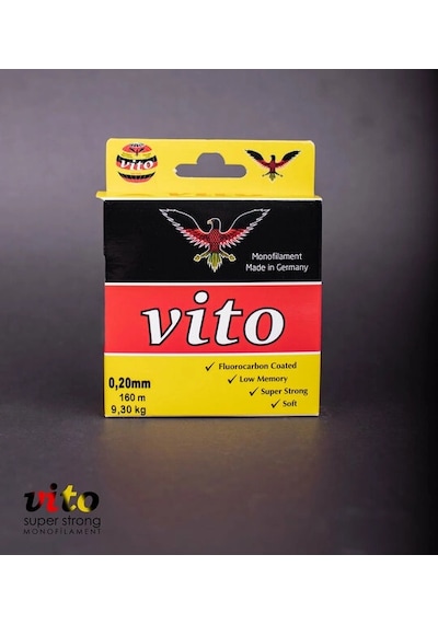 Vito Süper Strong Monoflament Şeffaf Misina 160 Metre 0,20mm - Standart