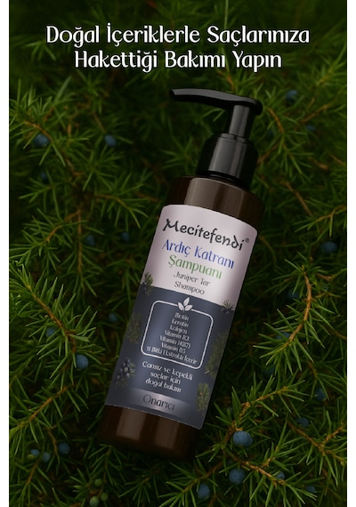 Mecitefendi Biotin Keratin ve Kolajen İçerikli Ardıç Katranı Şampuanı 150 ML