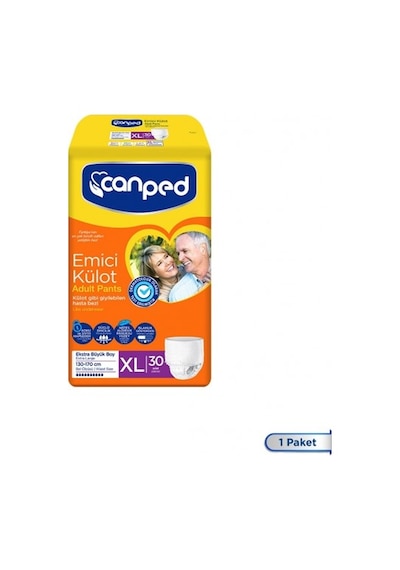 Canped Emici Külot Extra Büyük Boy Large 30 Adett XL