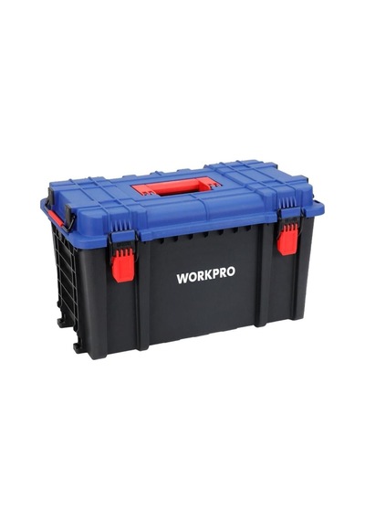 Workpro Wp283031 Kilitli Profesyonel Takım Çantası 38 Lt Mandallı Pp Gövde 25 Kg Taşıma Kapasiteli