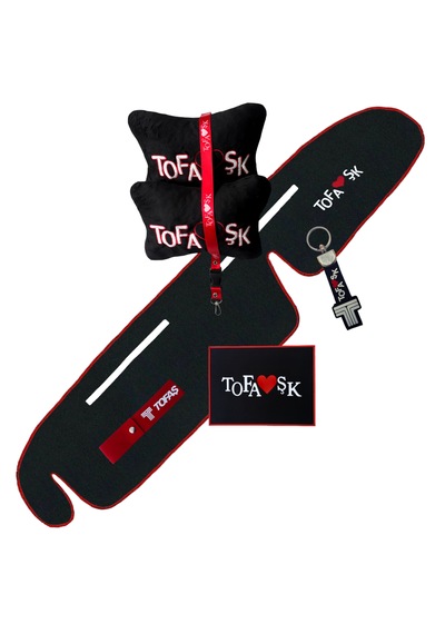 Tofaş Şahin Doğan Kartal Yüksek Torpido Koruma Halısı / Tofaş Siyah Polar Yastık Oto Aksesuar