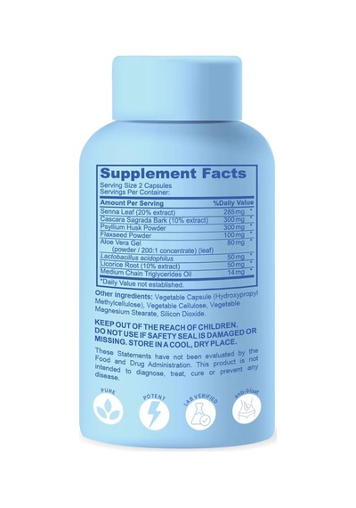Slimtox Vegna  & Cleanse Anti-bloat. 30 Kapsül
