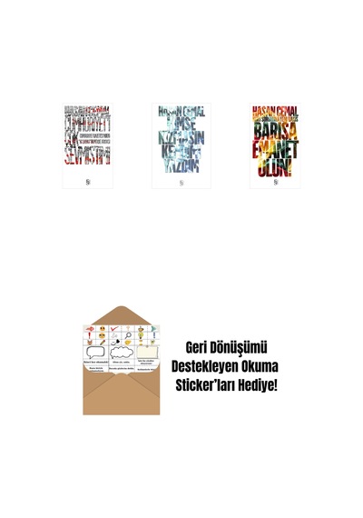 Cumhuriyet'i Çok Sevmiştim + Kimse Kızmasın Kendimi Yazdım + Barışa Emanet Olun + Okuma Sticker'ları
