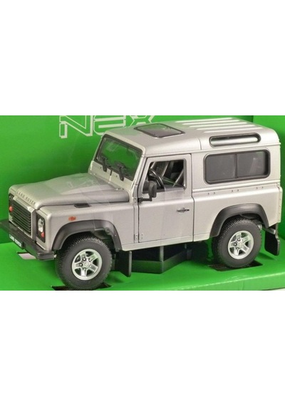 Welly Land Rover Defender 1:24 Gümüş Model Araba