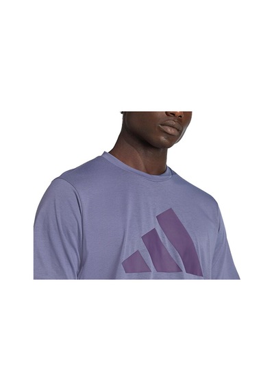 Adidas Tr-es Fr Logo T Erkek Antrenman Tişörtü Jw7402 Mor Mor