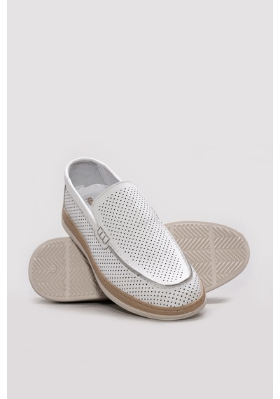 Fast Step Hakiki Deri Erkek Casual Ayakkabı 628ma0-26zm Beyaz
