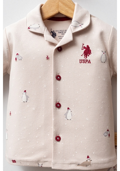 U.S. Polo Assn. Erkek Bebek Krem Takım Usb2532-c-v1 Krem