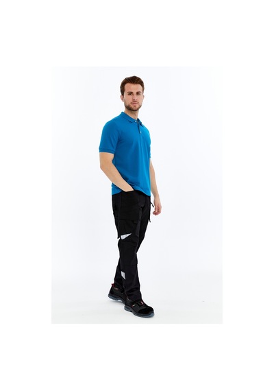 Uniprom Polo Yaka Tişört %100 Pamuk İndigo Erkek İndigo