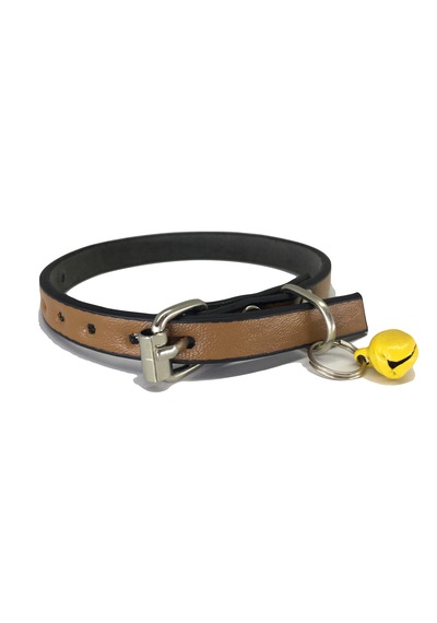 Elite Zilli Deri Kedi Tasması 5'li Set 30 Cm