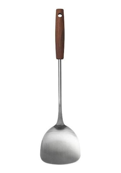 Ikea Slıtstark Paslanmaz Çelik Izgara Spatulası 37 Cm Kahverengi Krom Kahverengi Ve Gümüş