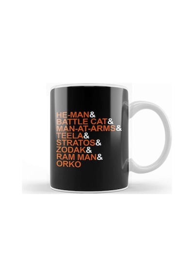 He Man And The Masters Of Universe Names Kupa Bardak Porselen Karışık