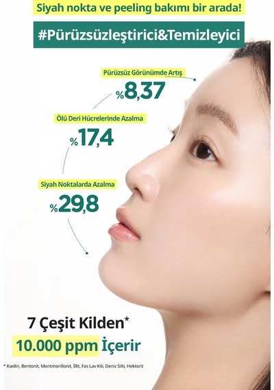 Sebumu Arındıran Siyah Nokta Ve Gözenek İçin Kil Temizleme Köpüğü Dermatory Salicinic Pore Clay Foam