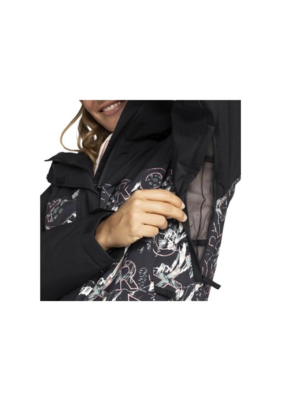 Roxy Galaxy Jk Kadın Snowboard Ceketi Siyah