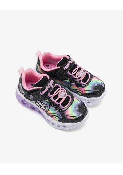 Skechers Flutter Heart Lights - Groovy Swirl Büyük Kız Çocuk Siyah Işıklı Spor Ayakkabı 303253l Bkpk Siyah Skechers Flutter Heart Lights - Groovy Swirl Büyük Kız Çocuk Siyah Işıklı Spor Ayakkabı 303253l Bkpk Siyah