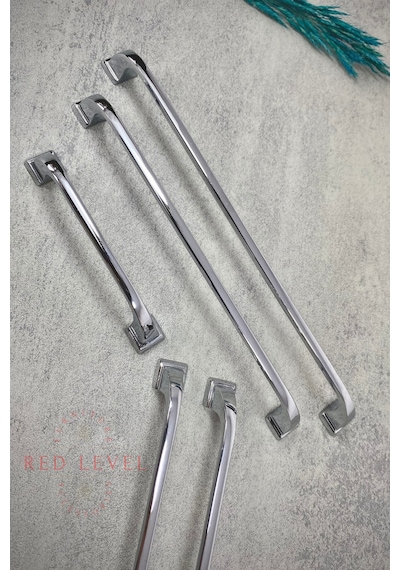 Defne 128 Mm Krom Modern Kulp Modelleri Lüks Country Mutfak Dolap Çekmece Mobilya Kulbu Krom