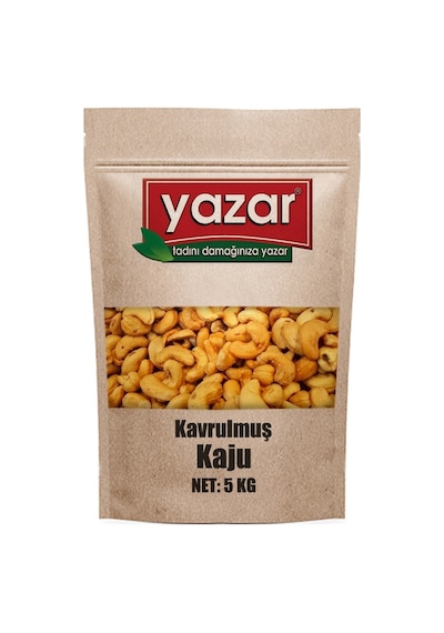 Yazar Kuruyemiş Kavrulmuş Kaju 5 KG