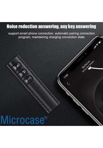 Ars-wr05 Şarjlı Araç Aux Bluetooth Adaptör Müzik Çalar Aux Girişli Araç Kiti - Al4647
