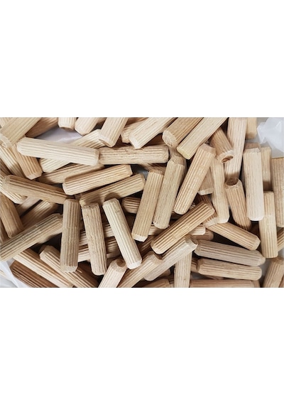 Ahşap Kayın Kavela Bağlantı Pimi 8X35 MM 100 Adet