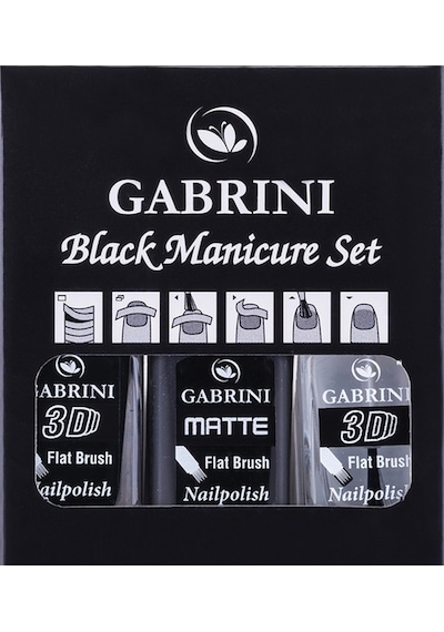 Gabrini Black Manikür Seti