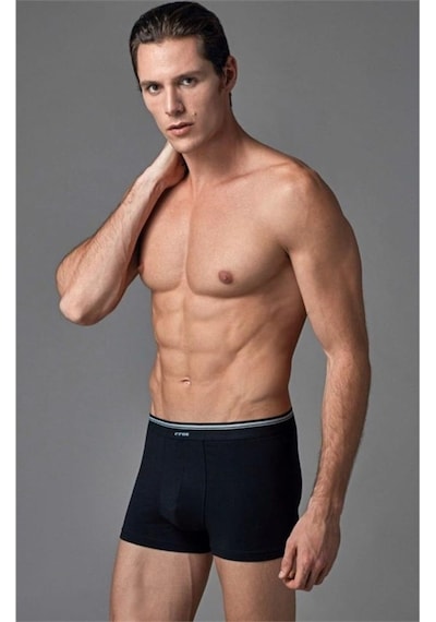 Eros Ers008 Compact Boxer (Ikili Paket) - Siyah