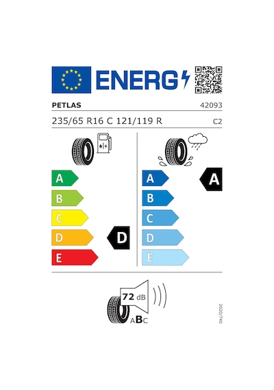 Petlas 235/65R16C 121/119R Full Power Pt825 Plus Yaz Lastiği - 2026