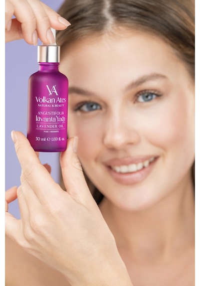 Volkan Ates Natural & Beauty Lavandula Angustifolia Saf Lavanta Yağı Cam Damlalıklı 50 ML
