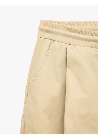 Koton Rahat Kalıp Beli Bağcıklı Cep Detaylı Pamuklu Gabardin Barrel Pantolon Bej 7wam40077nw Ekru Koton Rahat Kalıp Beli Bağcıklı Cep Detaylı Pamuklu Gabardin Barrel Pantolon Bej 7wam40077nw Ekru