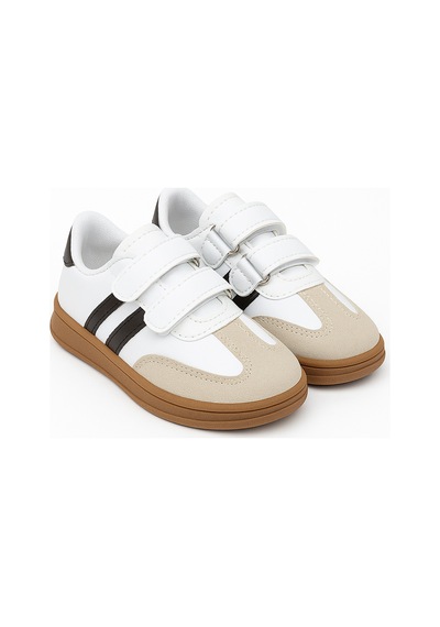 N Moda Cool Kids Retro Tarz Cırtlı Çocuk Spor Ayakkabı Konforlu Ve Şık Günlük Sneaker Beyaz N Moda Cool Kids Retro Tarz Cırtlı Çocuk Spor Ayakkabı Konforlu Ve Şık Günlük Sneaker Beyaz