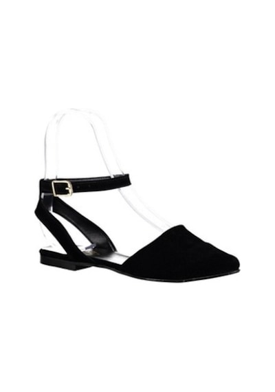 Fox Shoes Siyah Kadın Babet D726226202