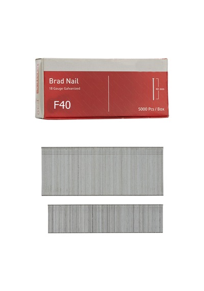Havalı Tabanca Çivisi Başlı F40 - 40 Mm Gri