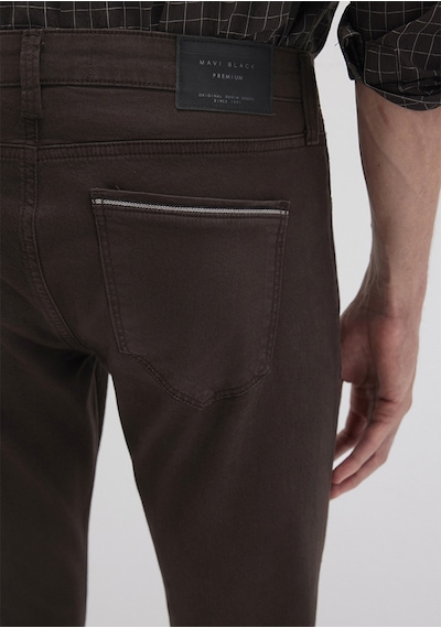Mavi - Jake Mavi Black Koyu Kahverengi Gabardin Pantolon 0042290686 Kahverengi