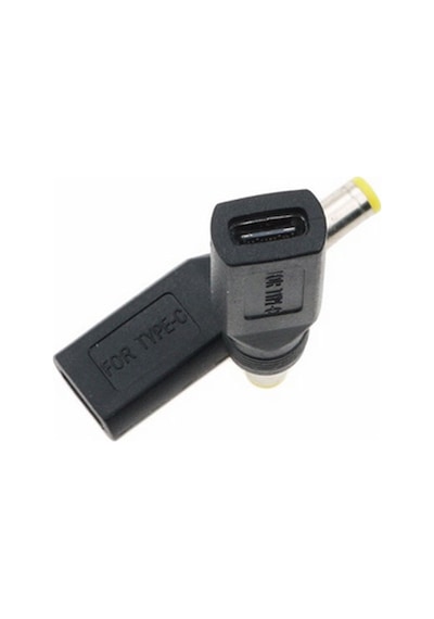 Wozlo Type-C to 5.5 x 2.5 MM Laptop Şarj Güç Adaptörü