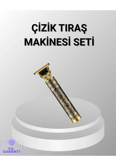 Ceylan Adam Şarjlı T Bıçaklı Saç Ve Sakal Tıraş Makinesi 3 Başlıklı, Güçlü Motorlu, 2 Saat Kullanı