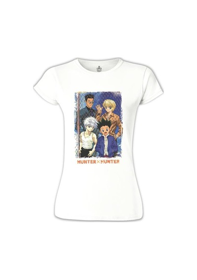 Hunter X Hunter Beyaz Kadın Tshirt 001